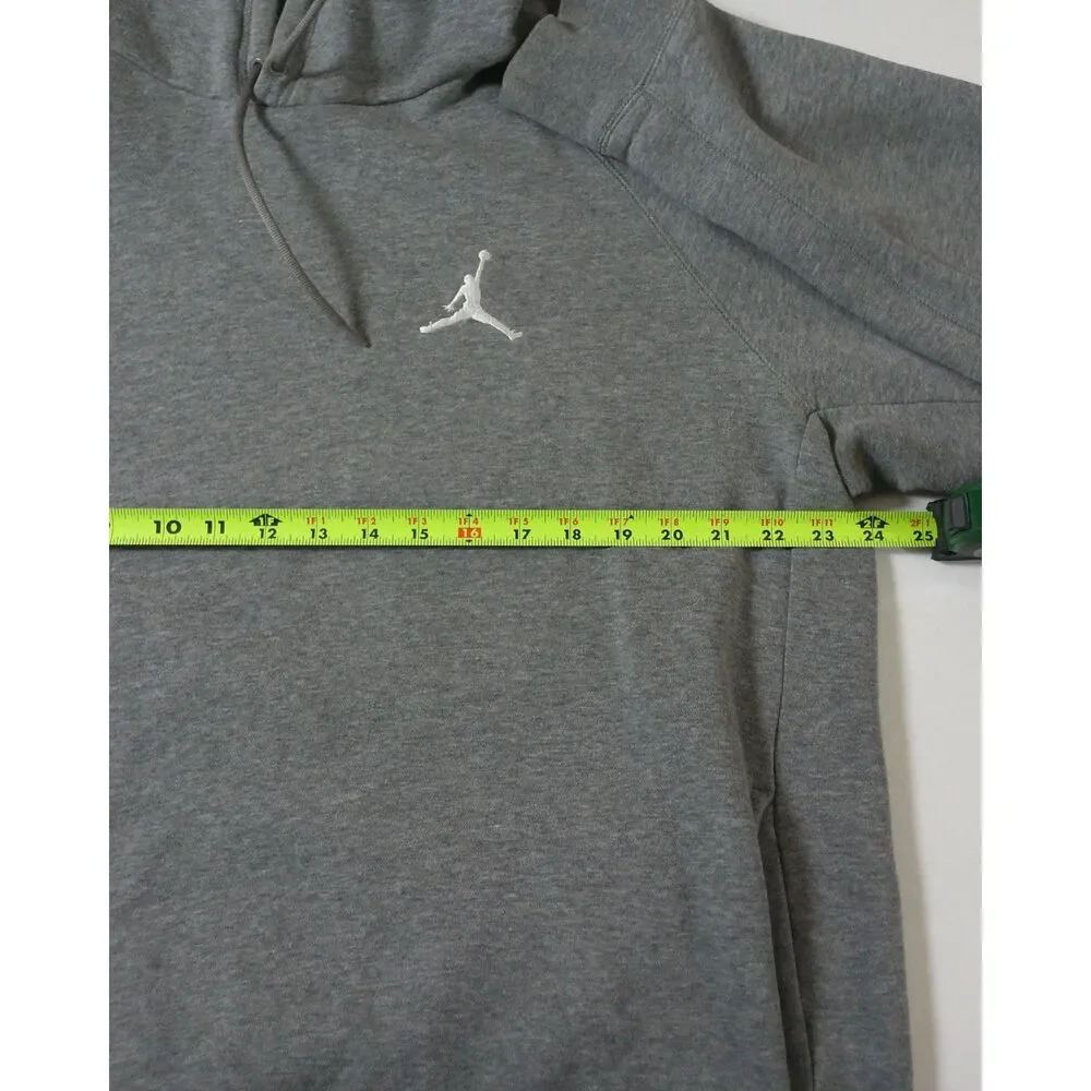 Air Jordan Gray Pullover Hoodie XL Men's Jumpman Fleece Athletic Sweatshirt